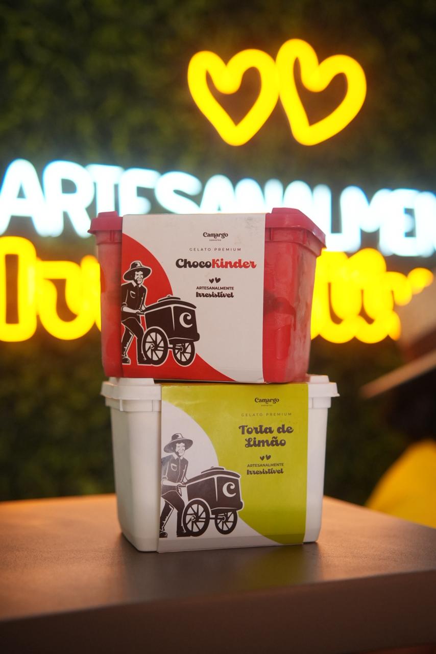 Pote de sorvete artesanal 1,5L Camargo Sorvetes